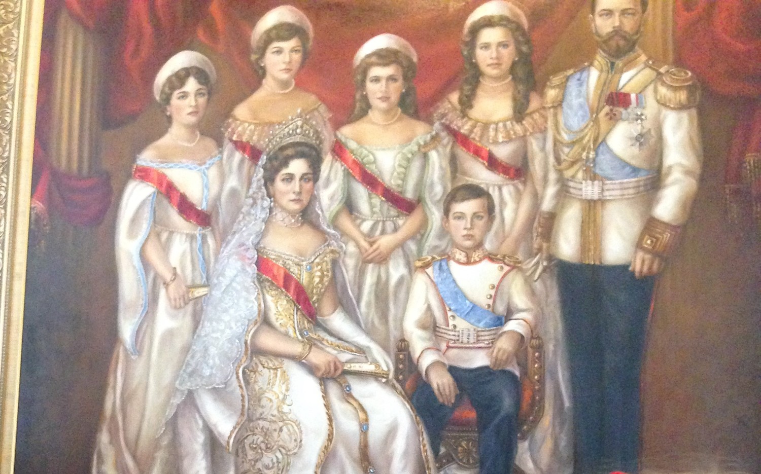 Портрет царской семьи Романовых